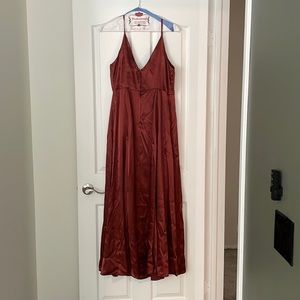 David’s Bridal Cinnamon bridesmaid dress